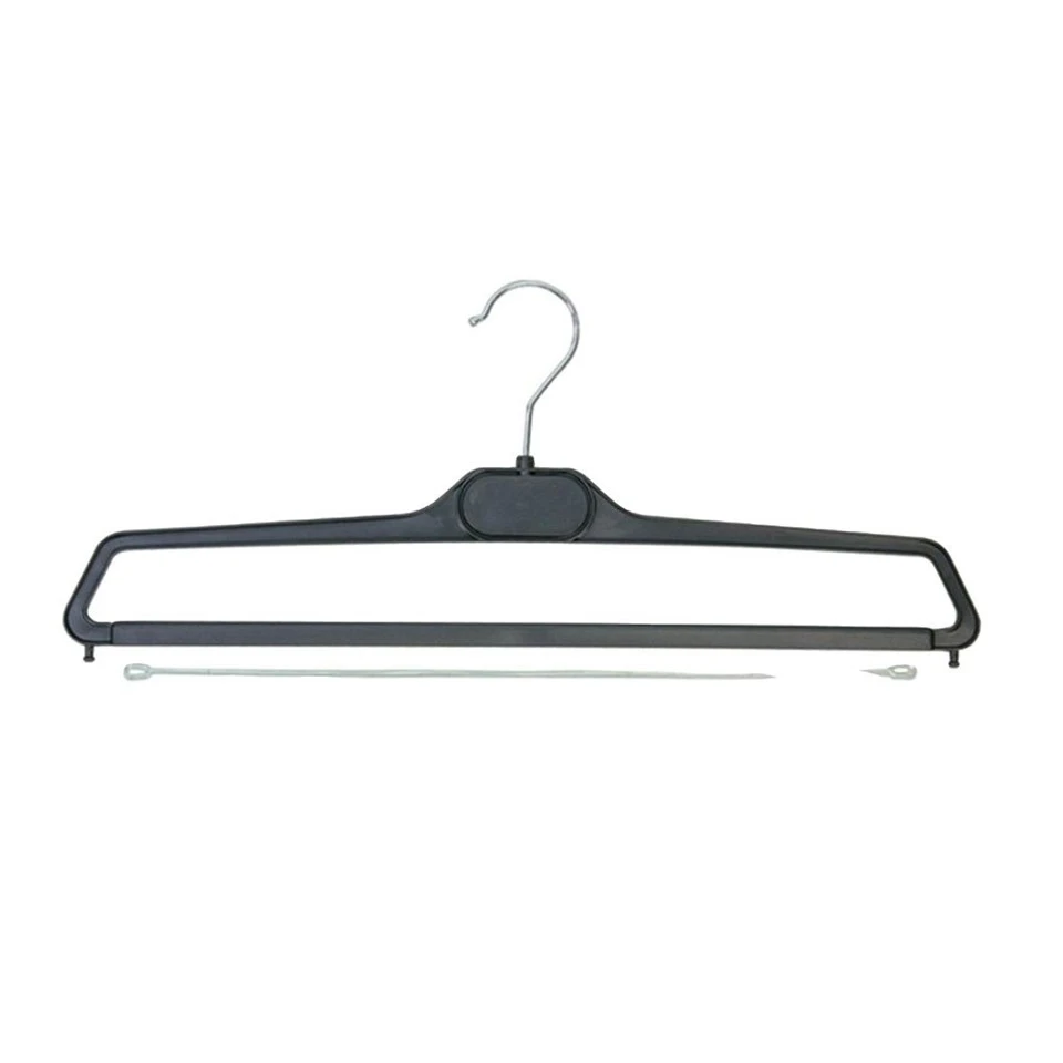 plastic black hangers plastic hangers with metal hooks(001)