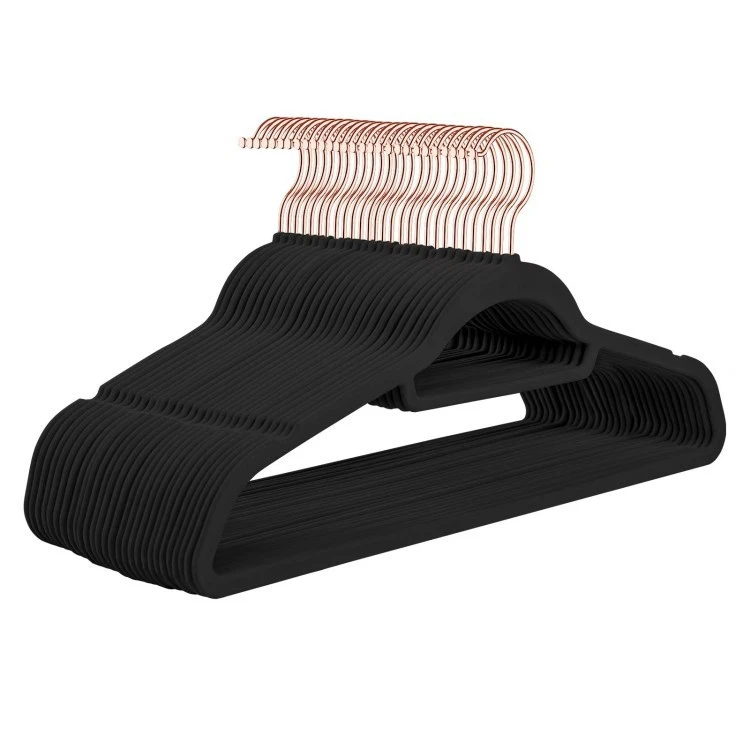 rose gold hangers velvet gold hook velvet hangers