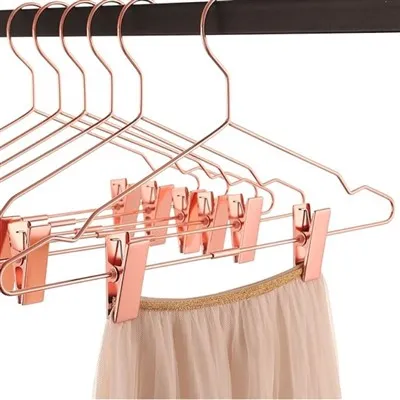 Vješalice za suknje od ružičastog zlata